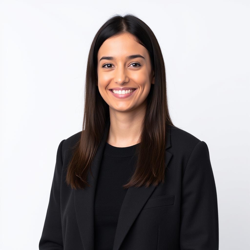 AI-generated professional portrait - Contemporary business style with natural expression