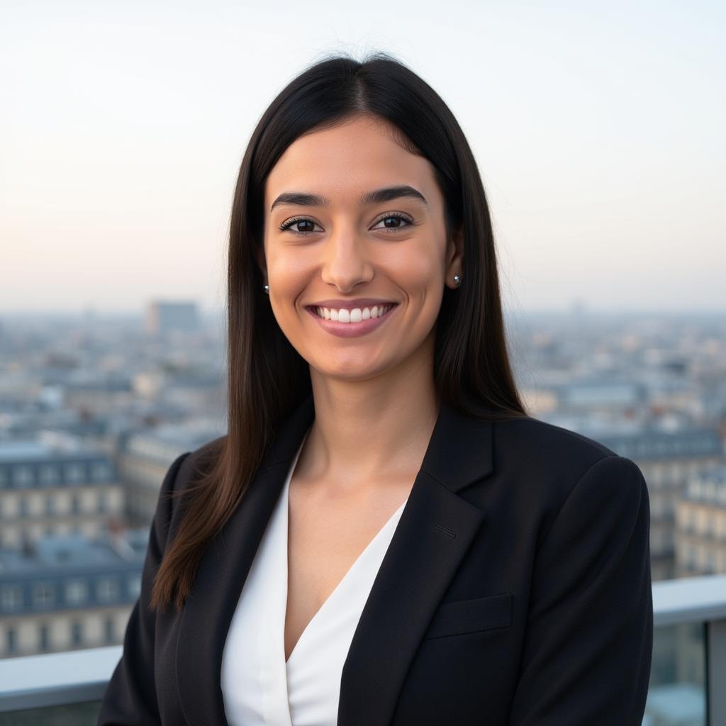 Corporate AI portrait - Modern business leader with premium studio lighting
